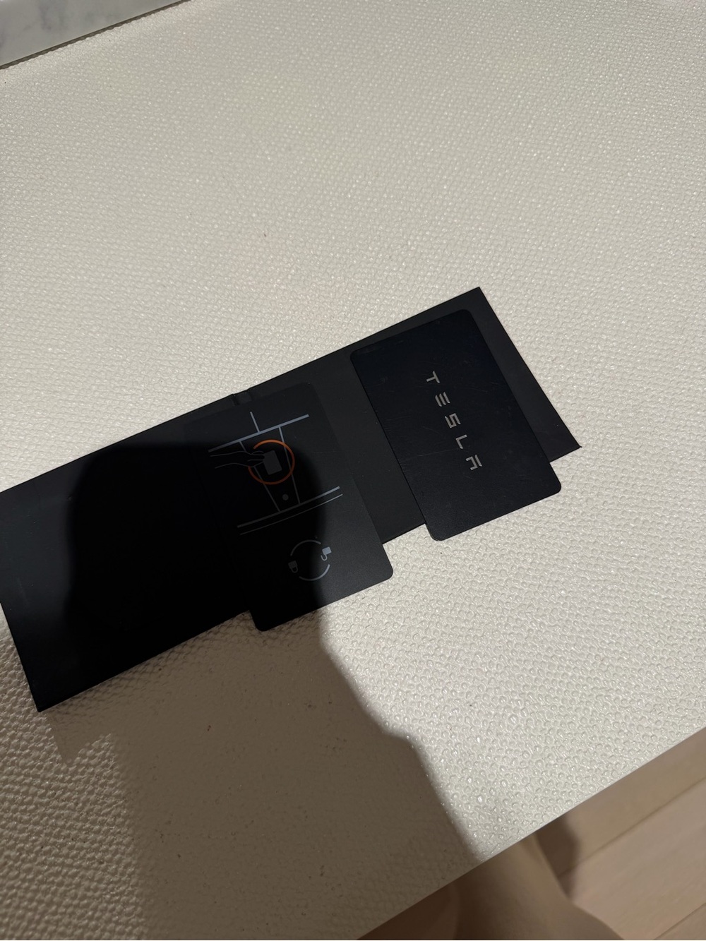Tesla Matte Black Key Card Duo